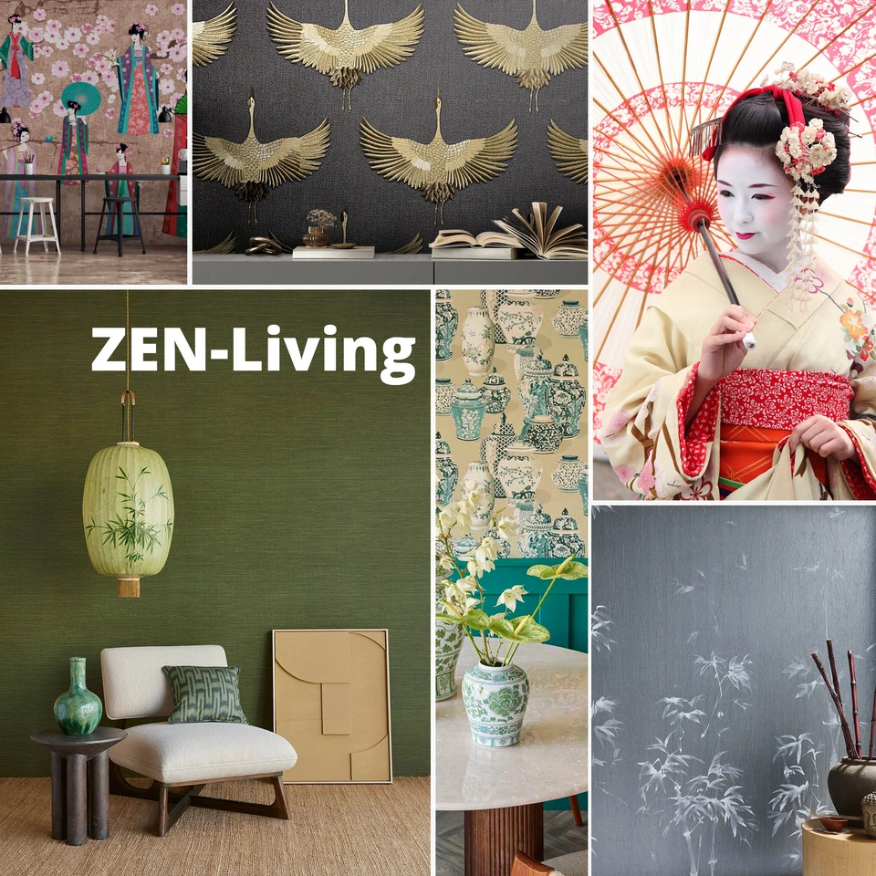 Tapetentrends 2026 Zen Living